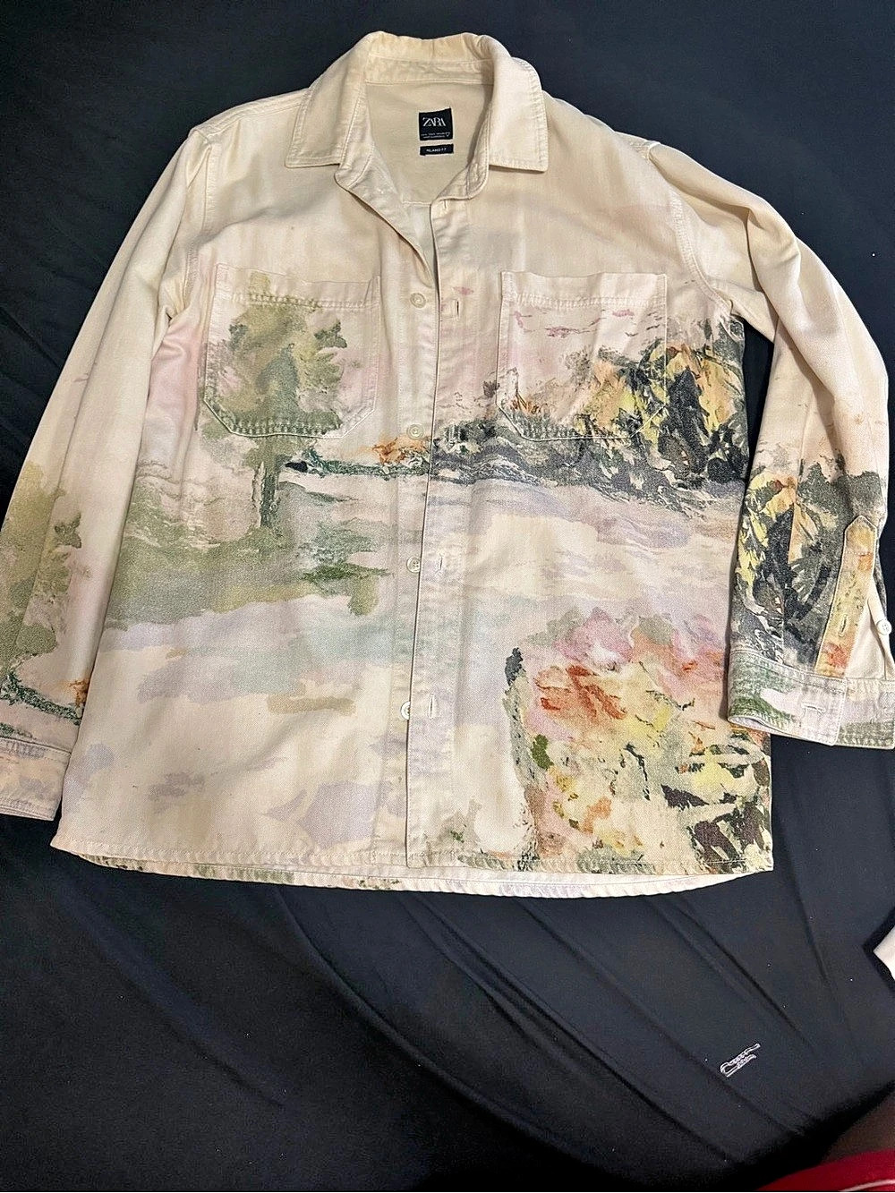 Zara Abstract Printed Overshirt